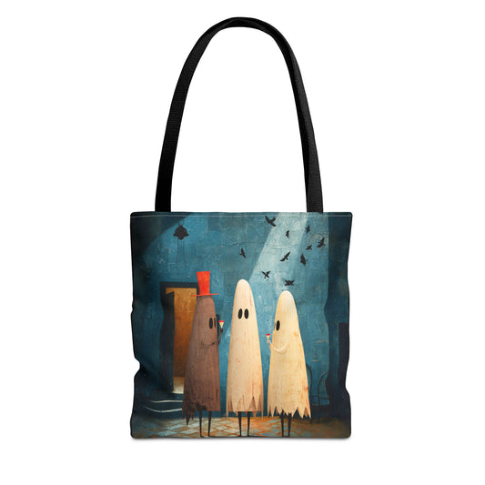 Cheers to the Freaky Weekend Halloween Ghost Tote