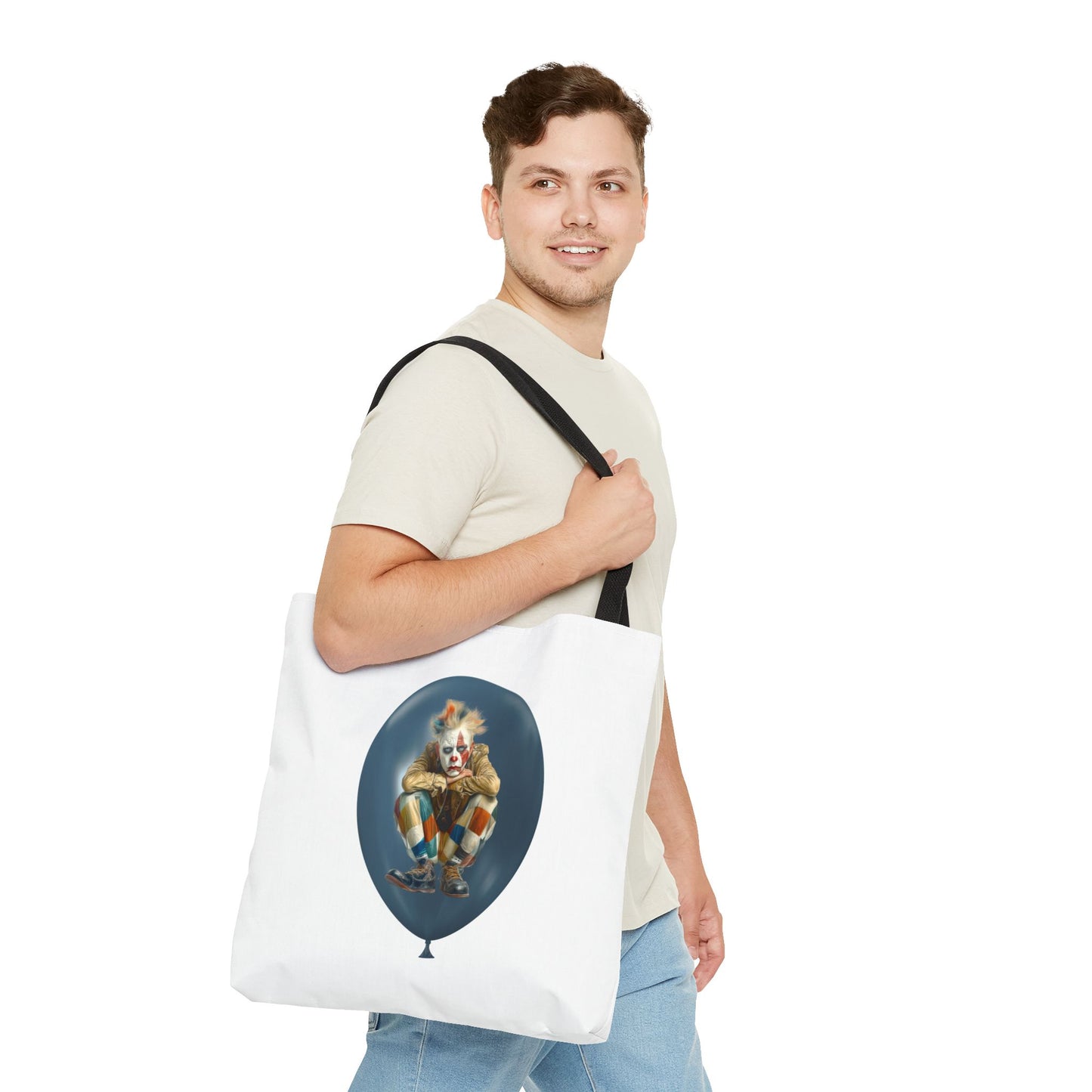 GrimJim the Clown Halloween Tote Bag