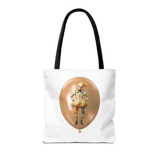 Trixie Tiddly Tuft the Clown Halloween Tote Bag