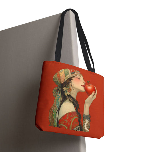 Ally Apple Tote (Red)