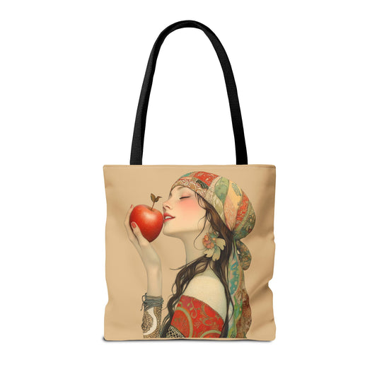 Ally Apple Tote (Light Tan)