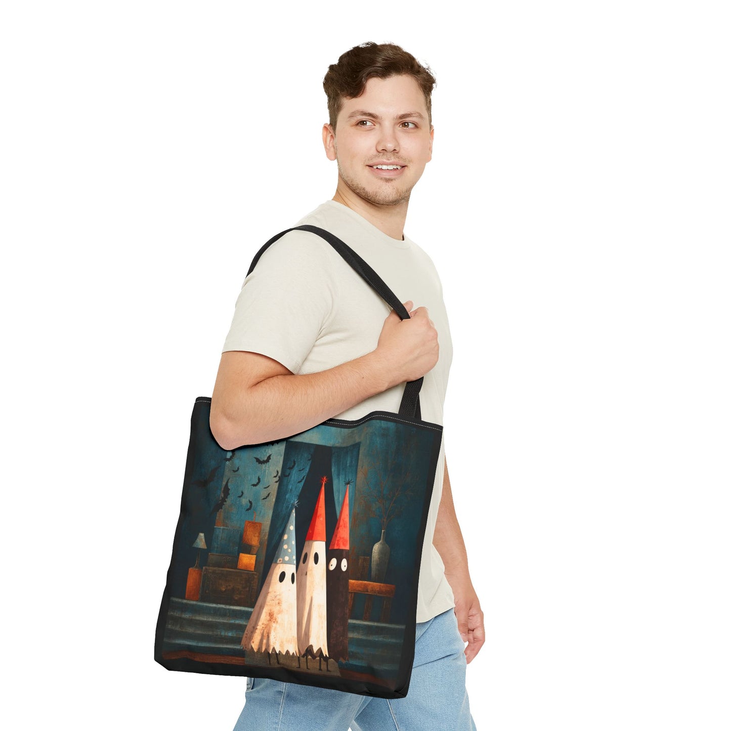 Bluto Otter & Flounder Halloween Ghost Tote