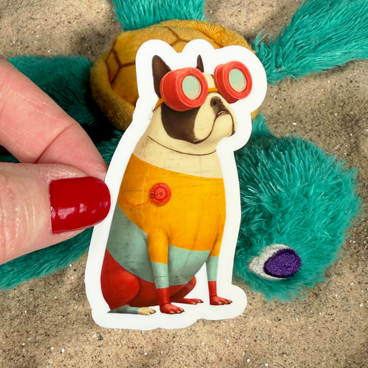 ROSCOE 3" Glossy Vinyl Sticker