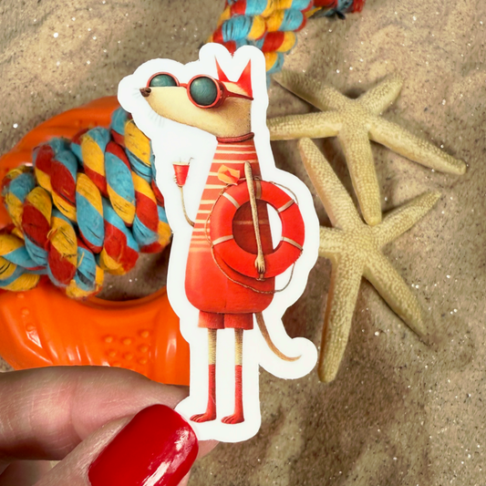 ENZO 3" Glossy Vinyl Sticker