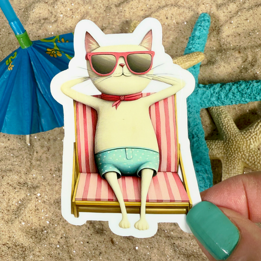 JACQUES 3" Glossy Vinyl Sticker