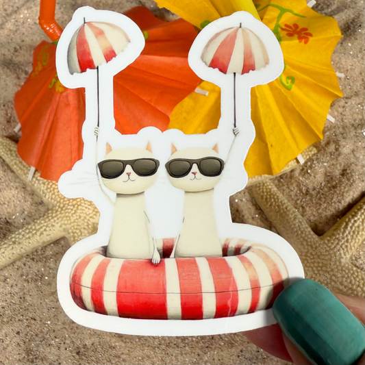 CHLOE & ZOE 3" Glossy Vinyl Sticker