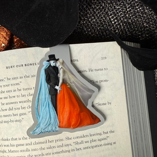 Thalia & Caliban Halloween Creepy Couples Magnetic Bookmark