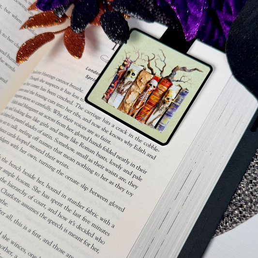 Raising the Dead: An Uplifting Undertaking Halloween Magnetic Bookmark