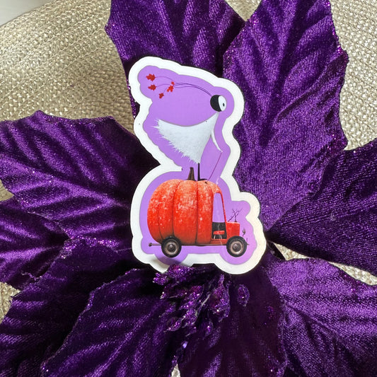 Gabby Ghost, 3" Cute Halloween Ghost Vinyl Sticker