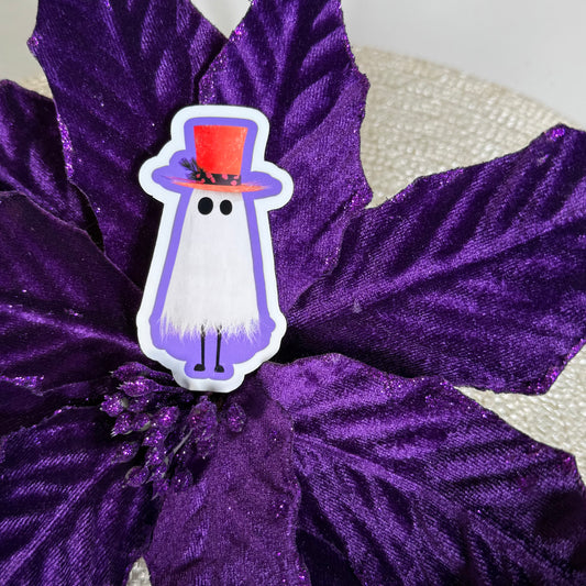 Grady Ghost 3" Cute Halloween Ghost Vinyl Sticker