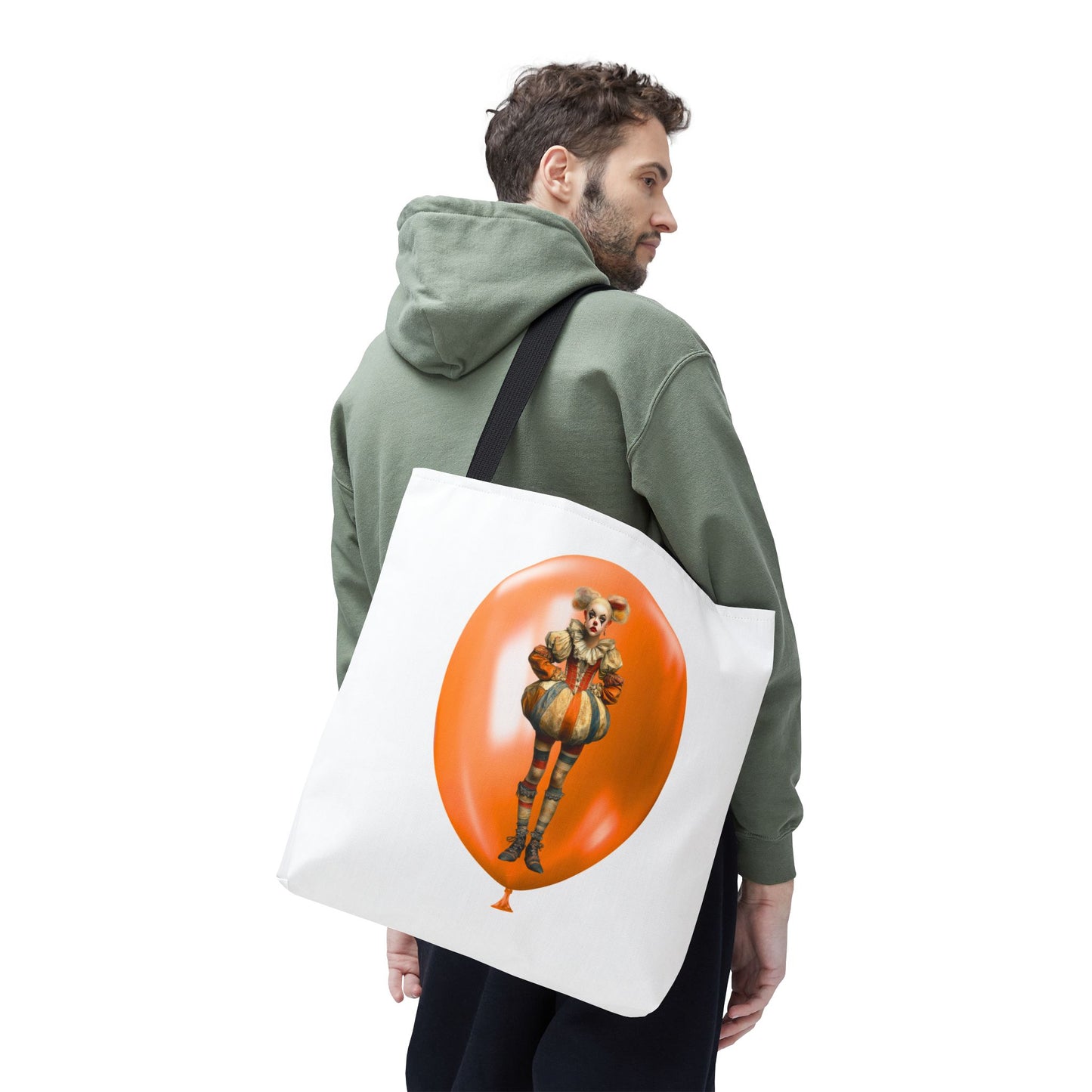 Candy Corn the Clown Halloween Tote Bag