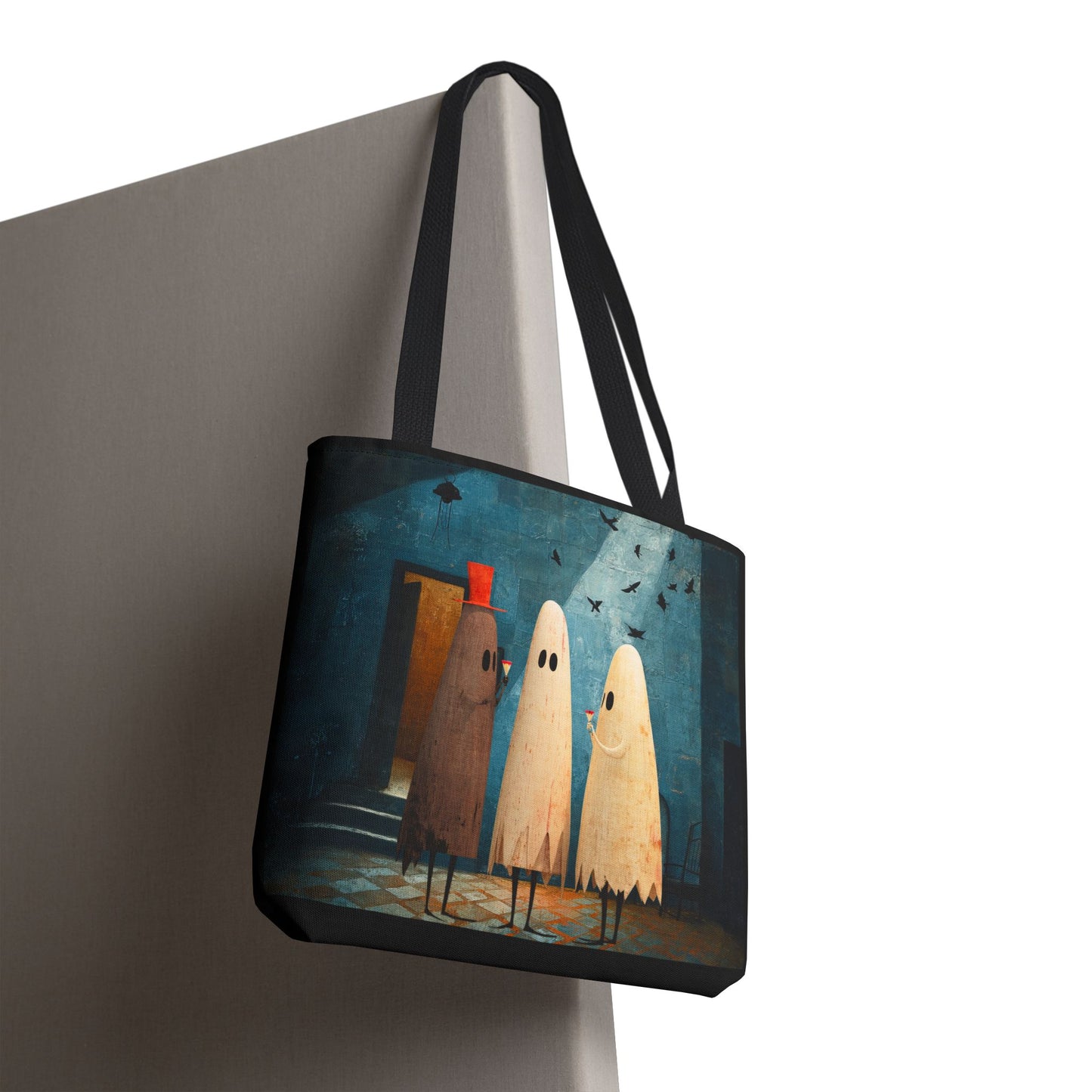 Cheers to the Freaky Weekend Halloween Ghost Tote