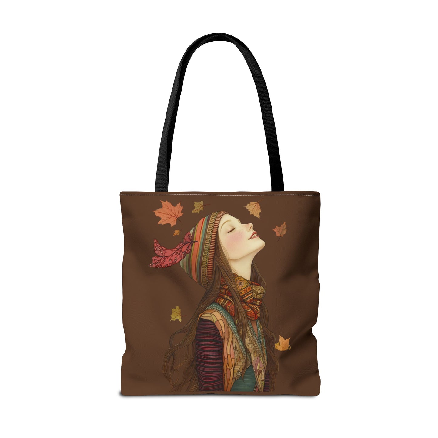 Olivia In The Leaves Tote (Dark Brown)
