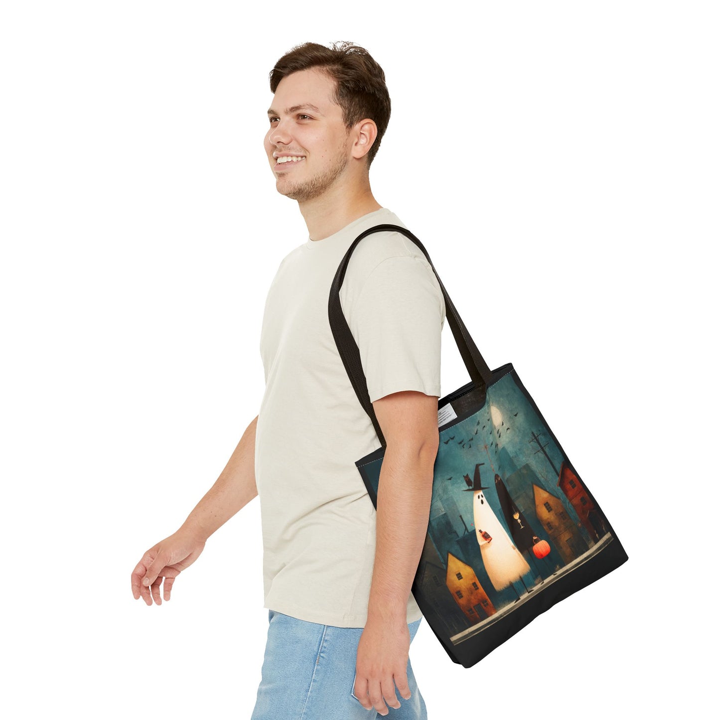 Mrs. & Mrs. Hereafter Halloween Ghost Tote