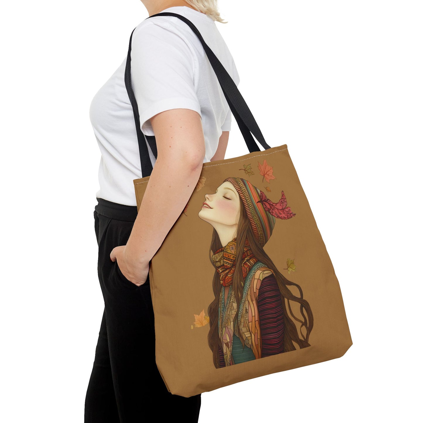 Olivia In The Leaves Tote (Khaki-Brown)