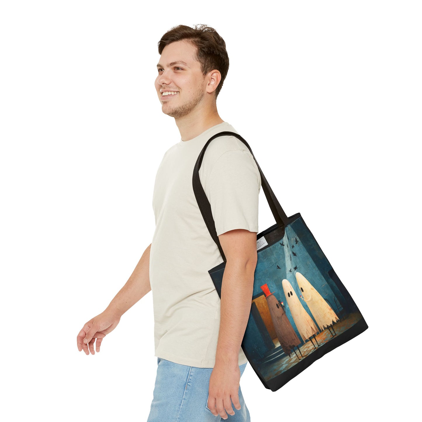 Cheers to the Freaky Weekend Halloween Ghost Tote