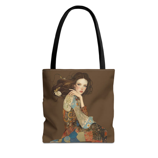 Just Jaclyn Tote (Dark Brown)