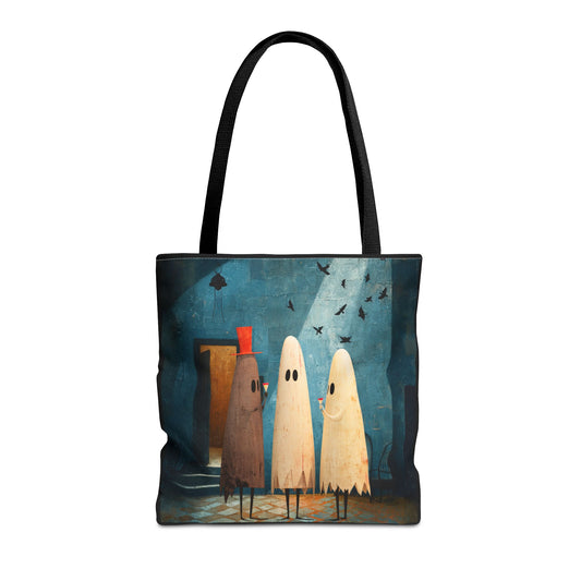 Cheers to the Freaky Weekend Halloween Ghost Tote