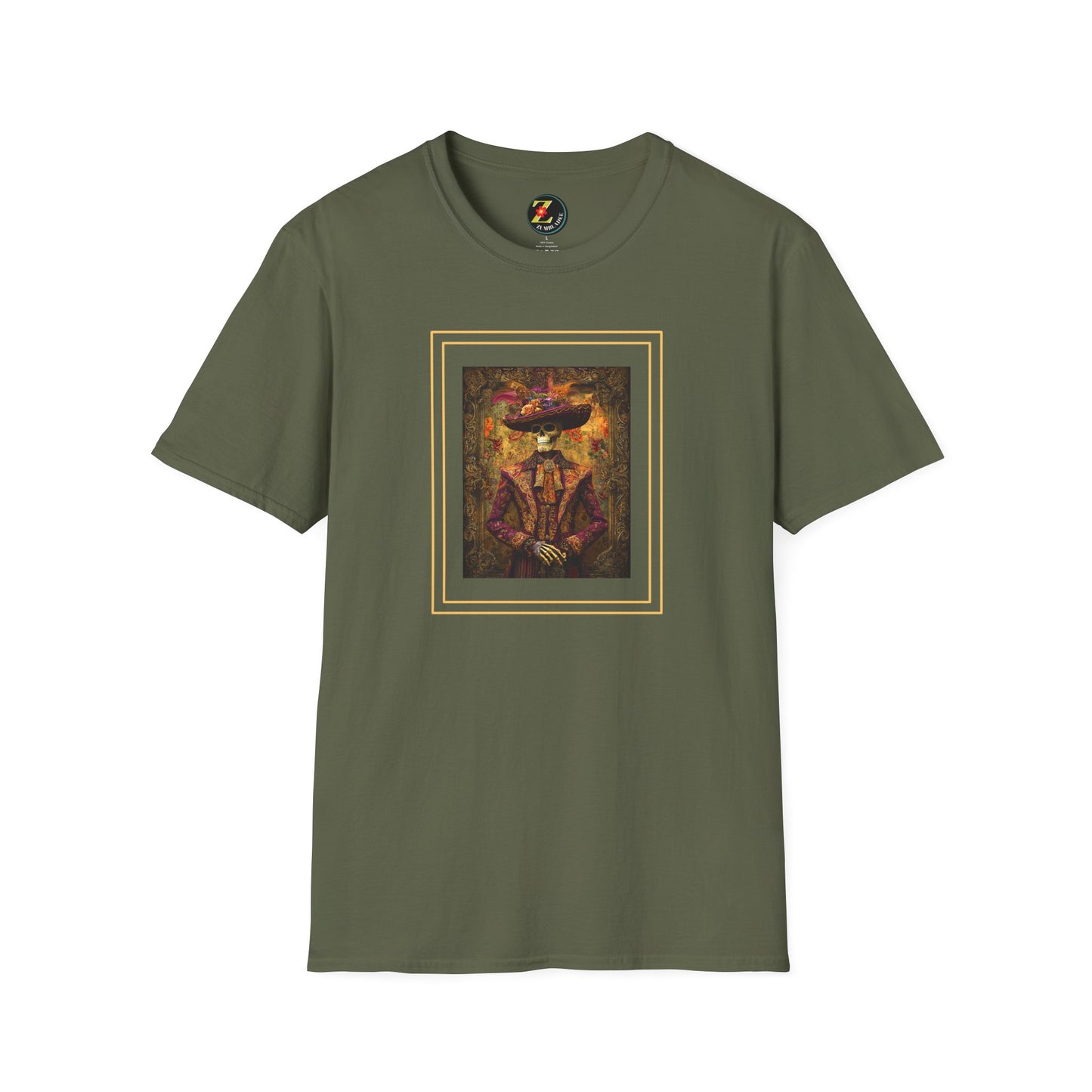Carlos Halloween/Day of the Dead Artistic Tshirt