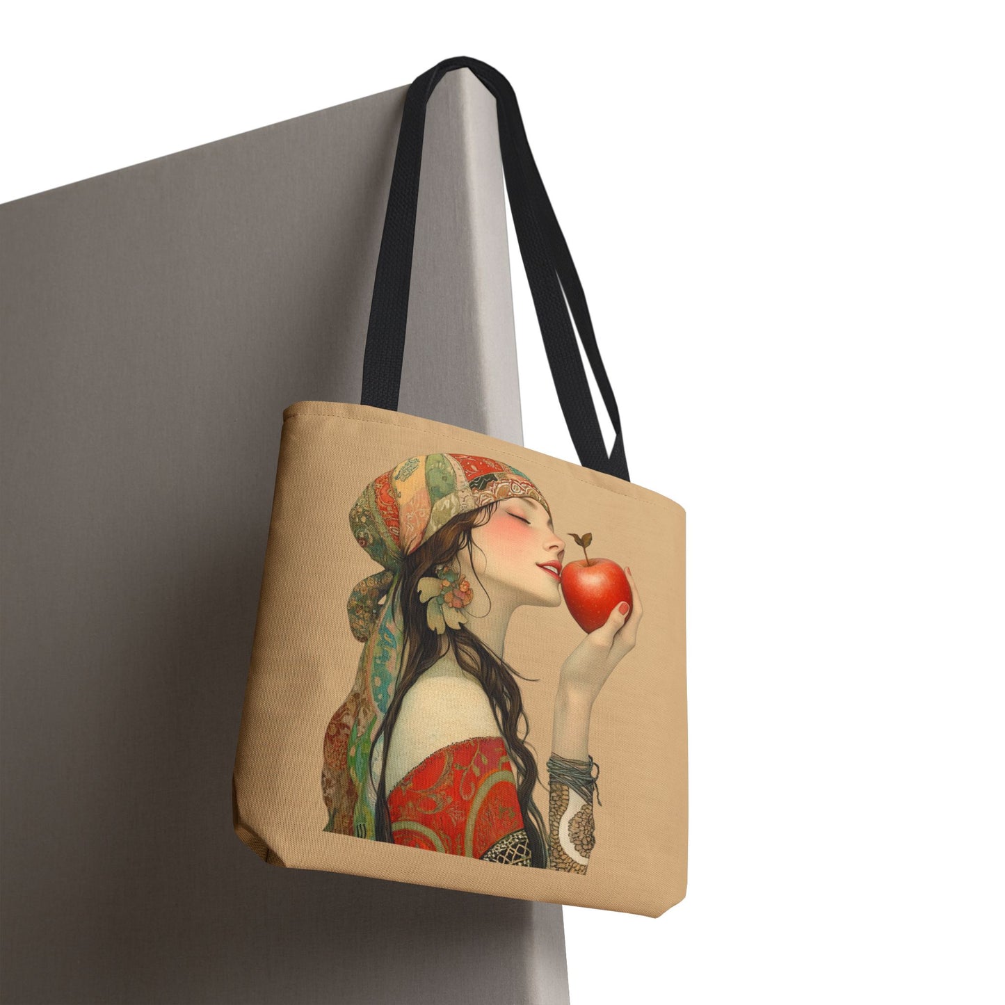 Ally Apple Tote (Light Tan)