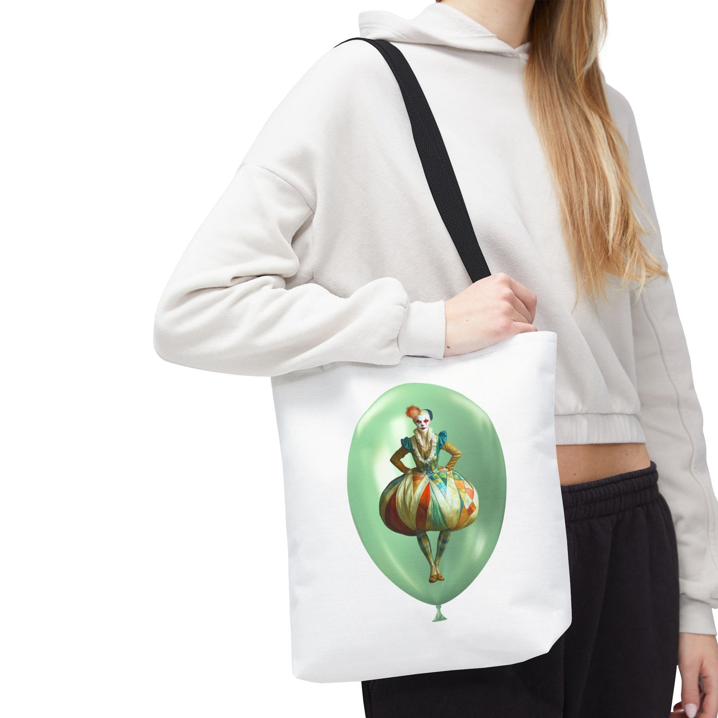 Fleur Giselle the Clown Halloween Tote Bag
