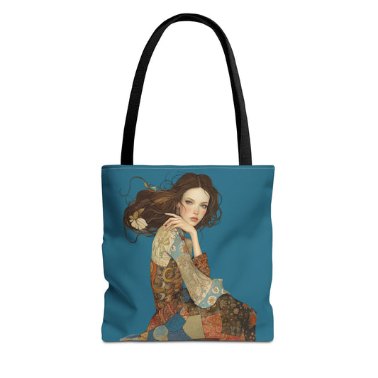 Just Jaclyn Tote (Teal Blue)