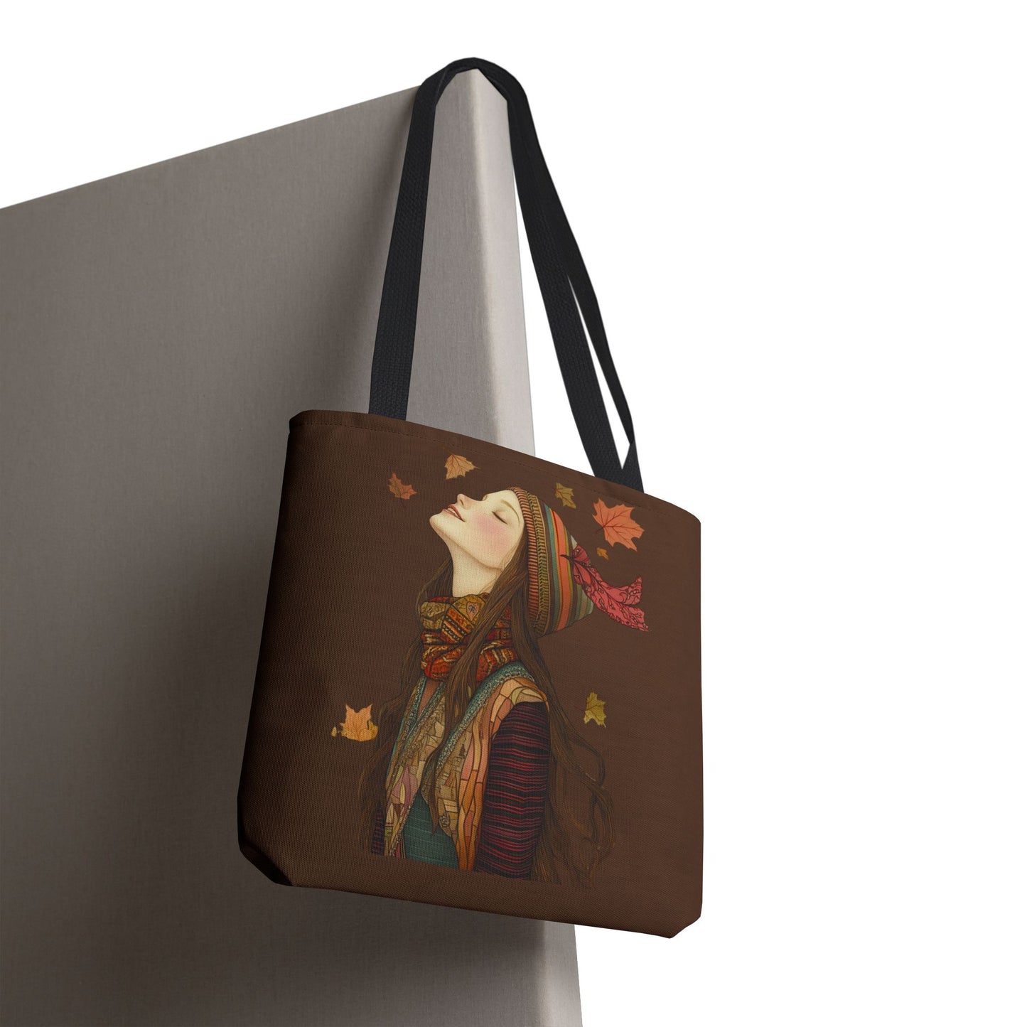 Olivia In The Leaves Tote (Dark Brown)