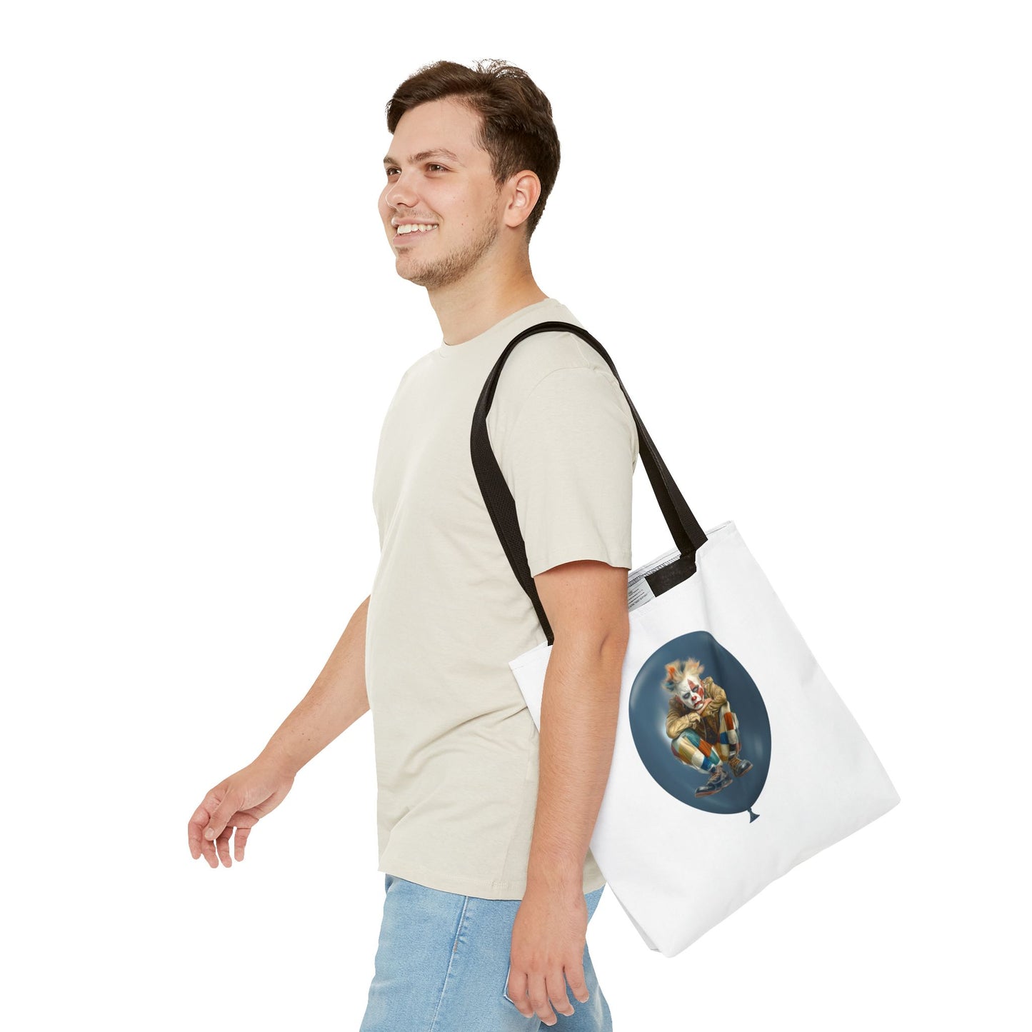 GrimJim the Clown Halloween Tote Bag