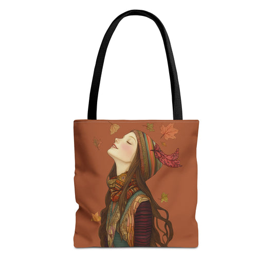 Olivia In The Leaves Tote (Sienna)