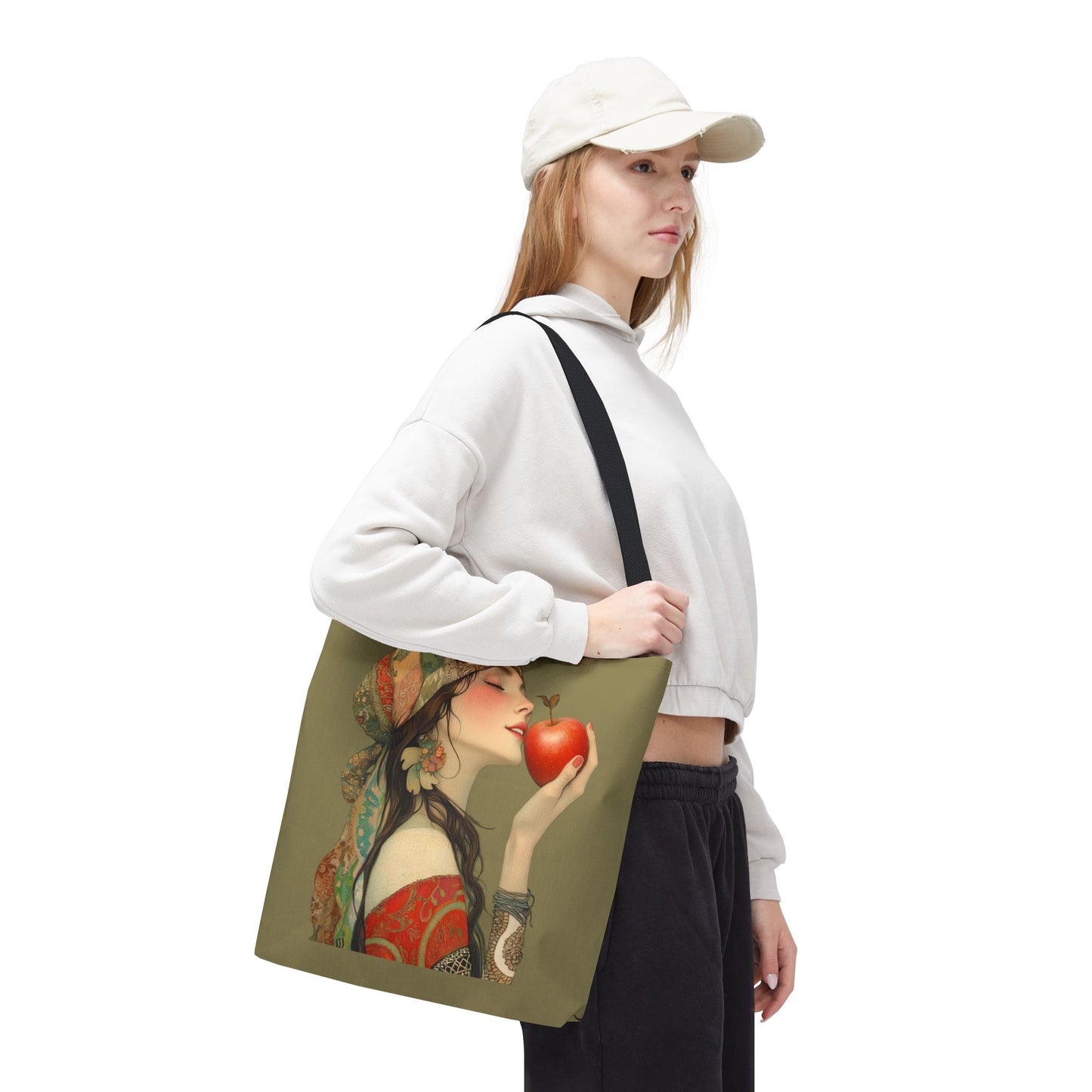 Ally Apple Tote (Sage Green)