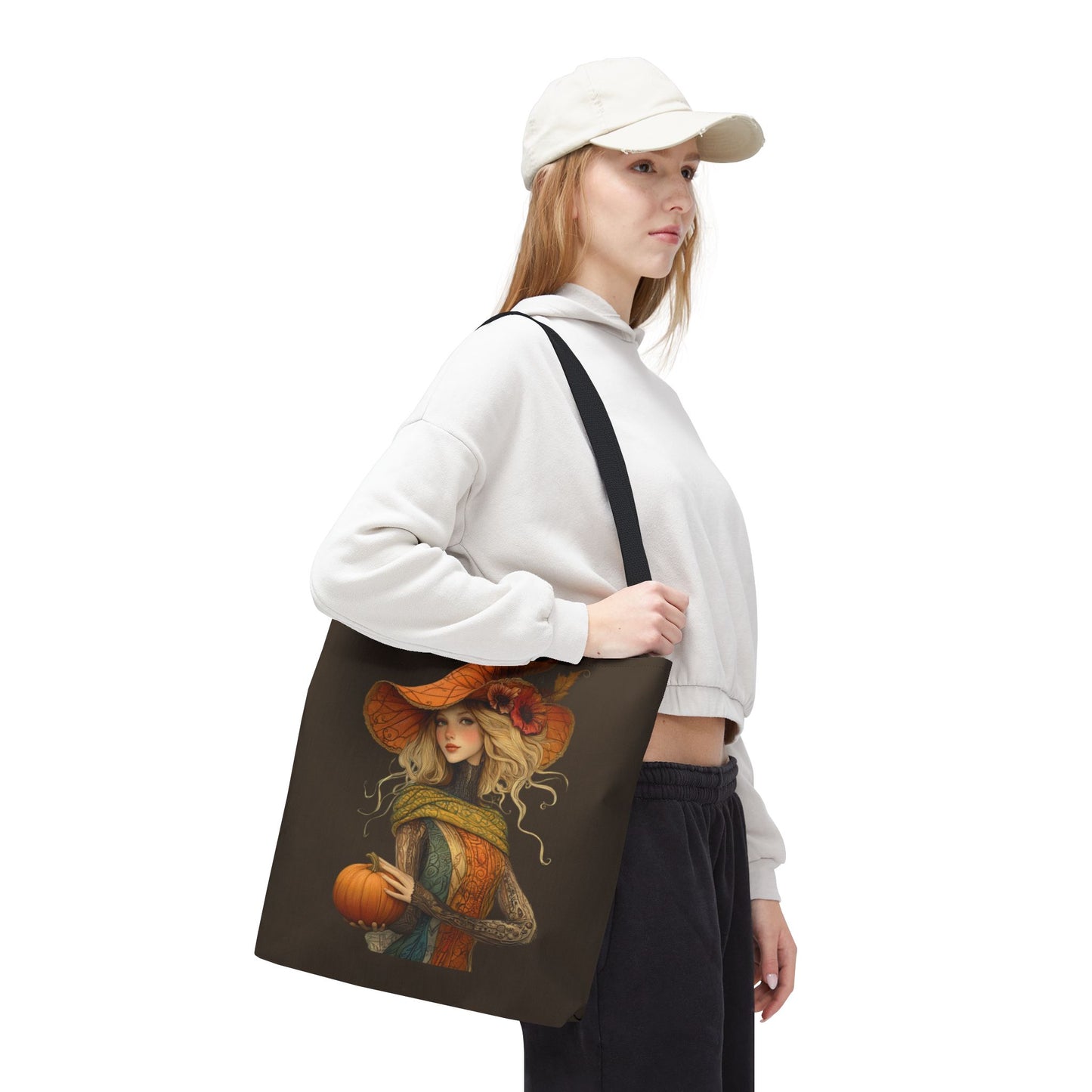 Ava in Autumn Tote (Dark Brown)