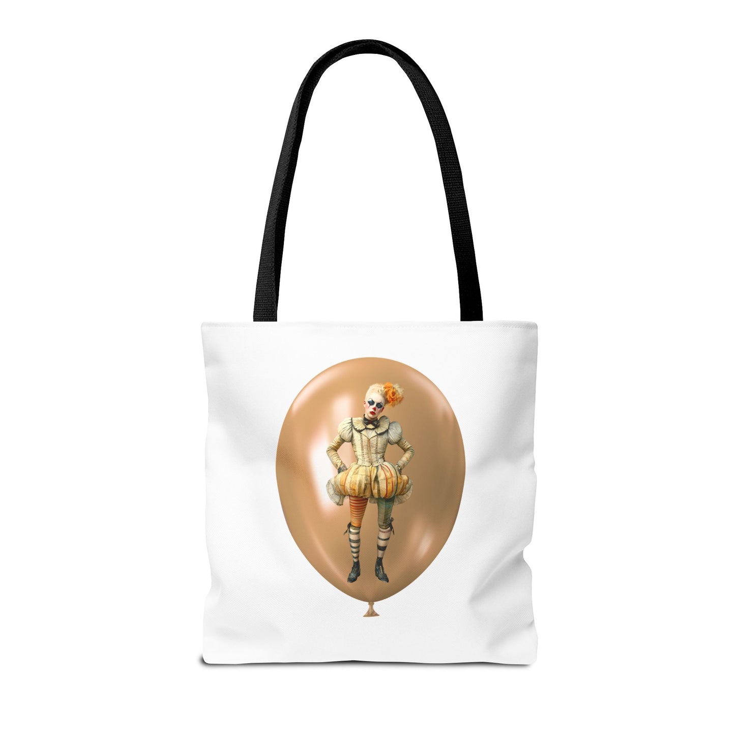 Trixie Tiddly Tuft the Clown Halloween Tote Bag