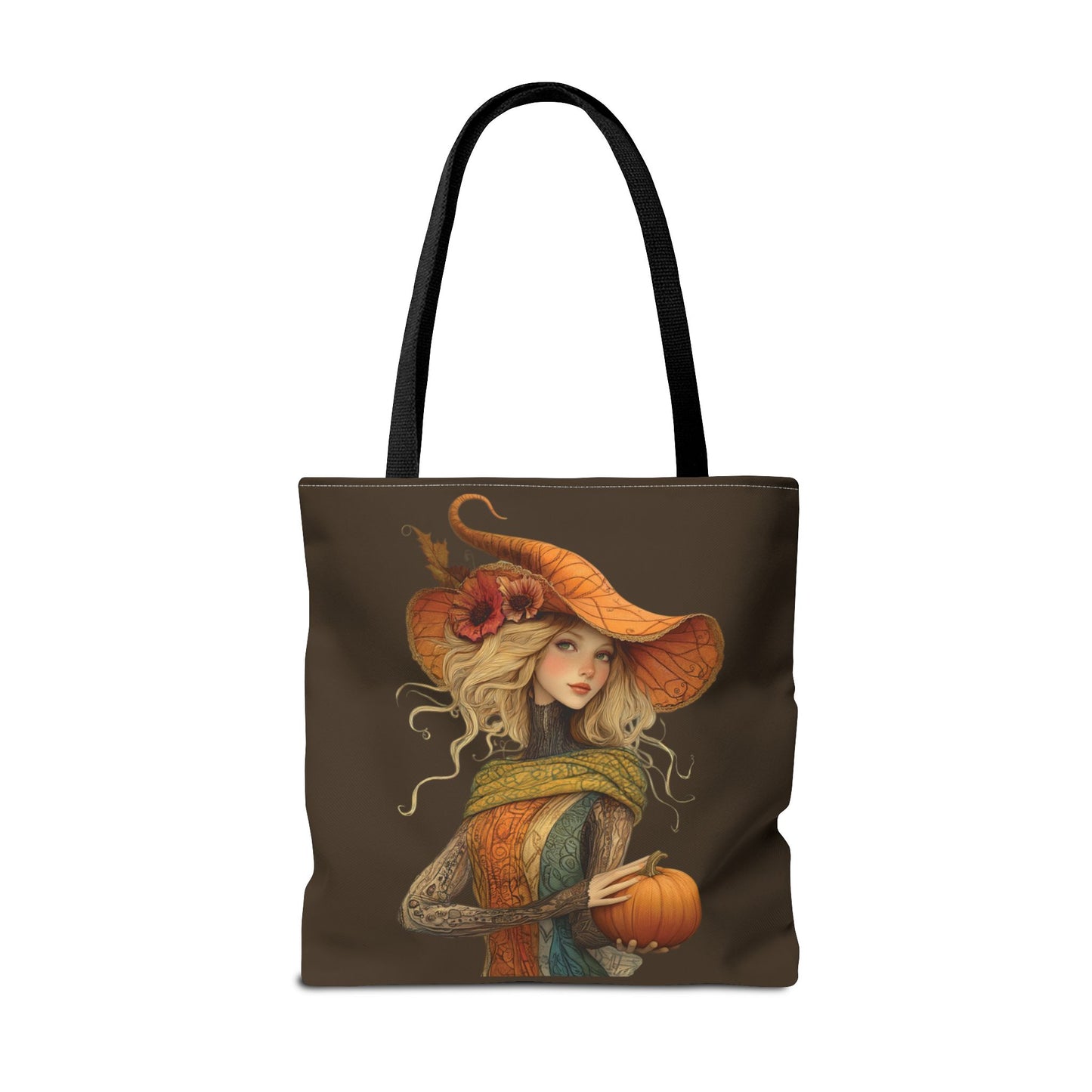 Ava in Autumn Tote (Dark Brown)