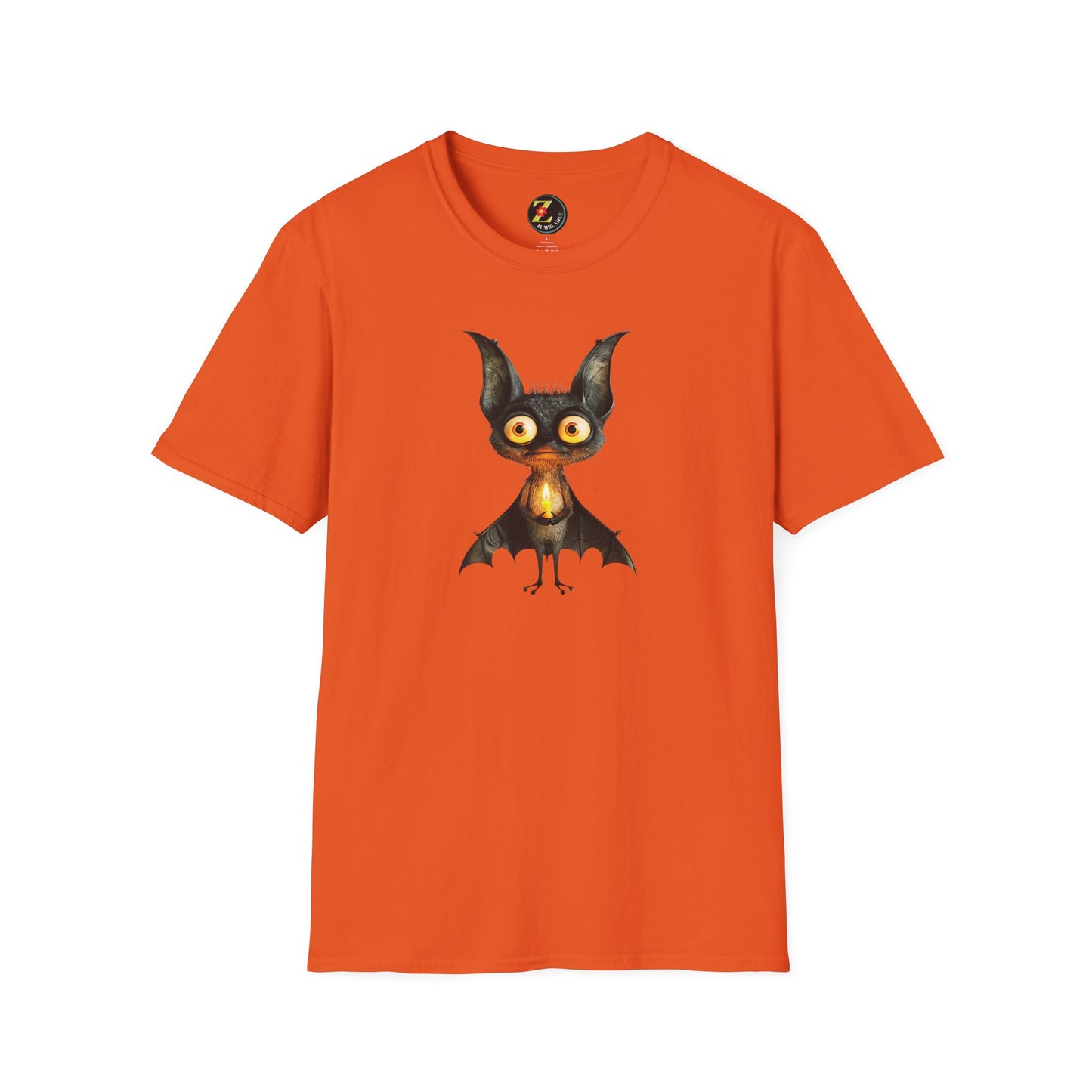 Bright-Light Halloween Bat Tshirt