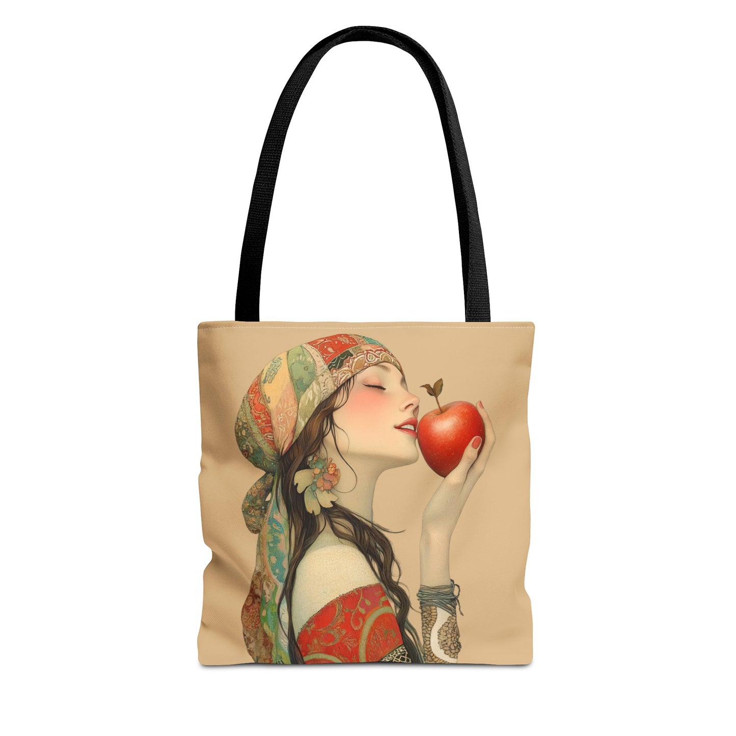 Ally Apple Tote (Light Tan)