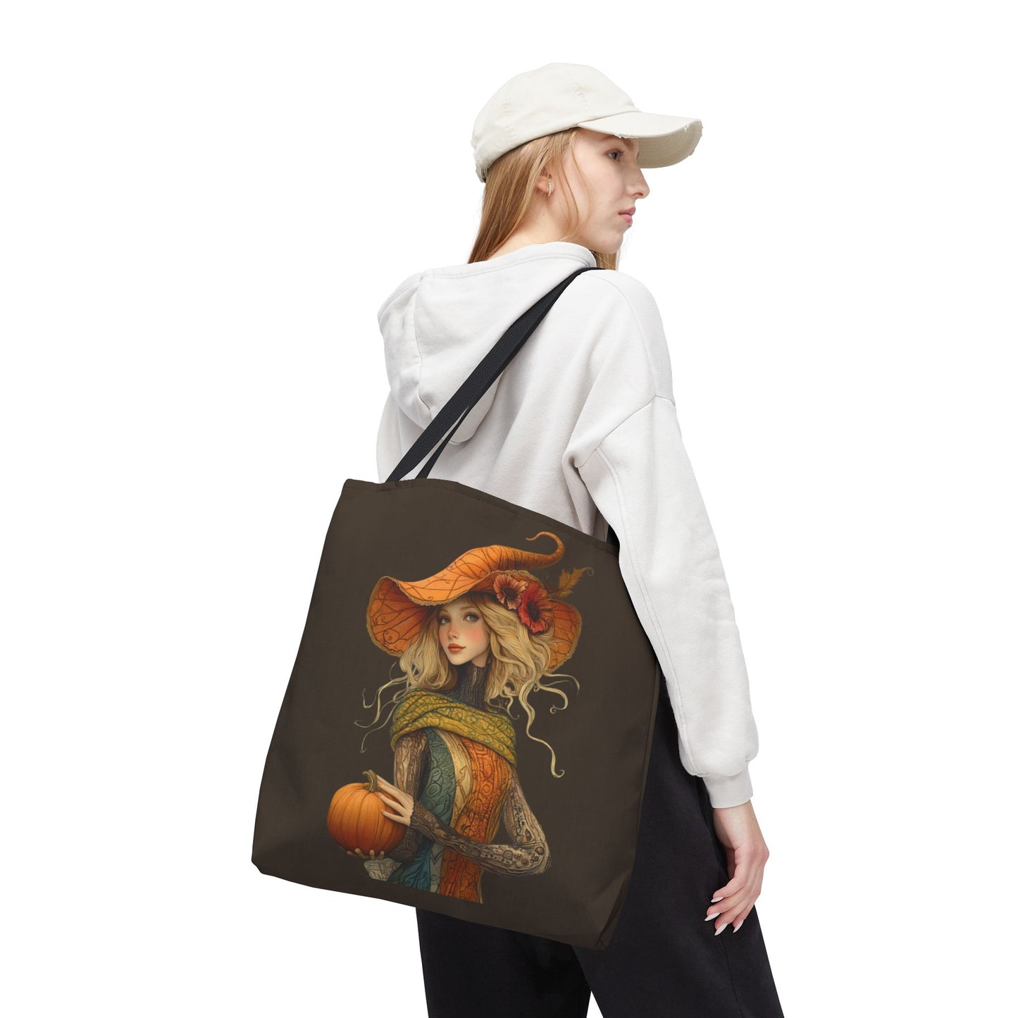 Ava in Autumn Tote (Dark Brown)