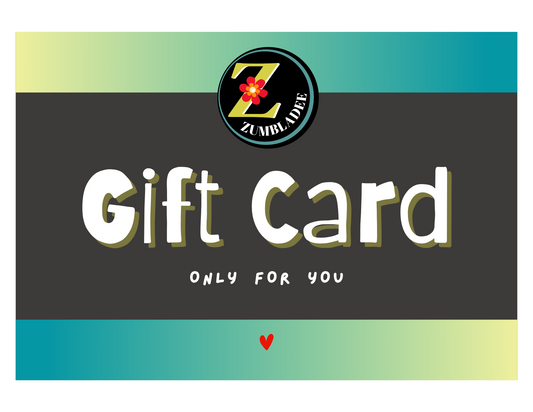 ZUMBLADEE GIFT CARD