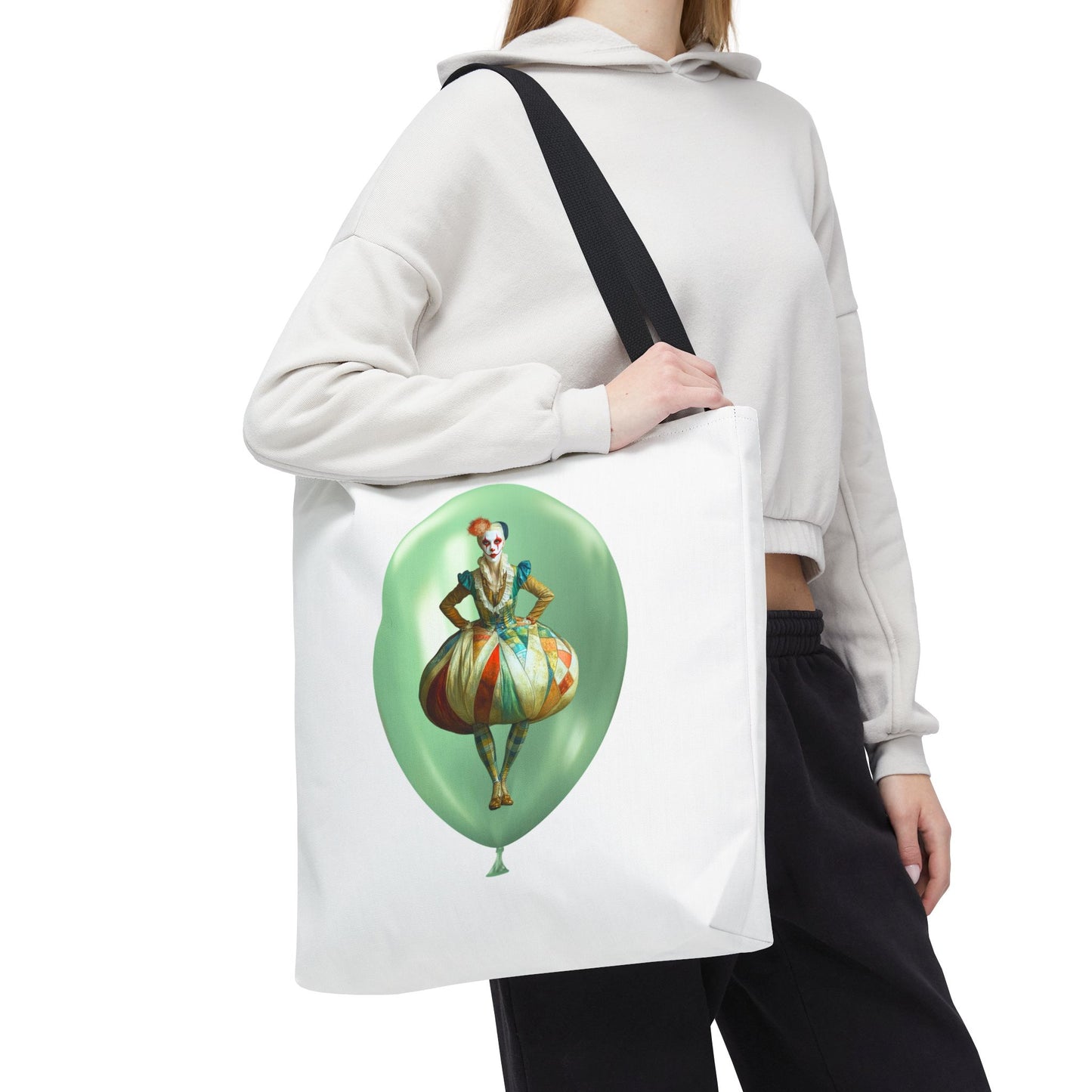 Fleur Giselle the Clown Halloween Tote Bag