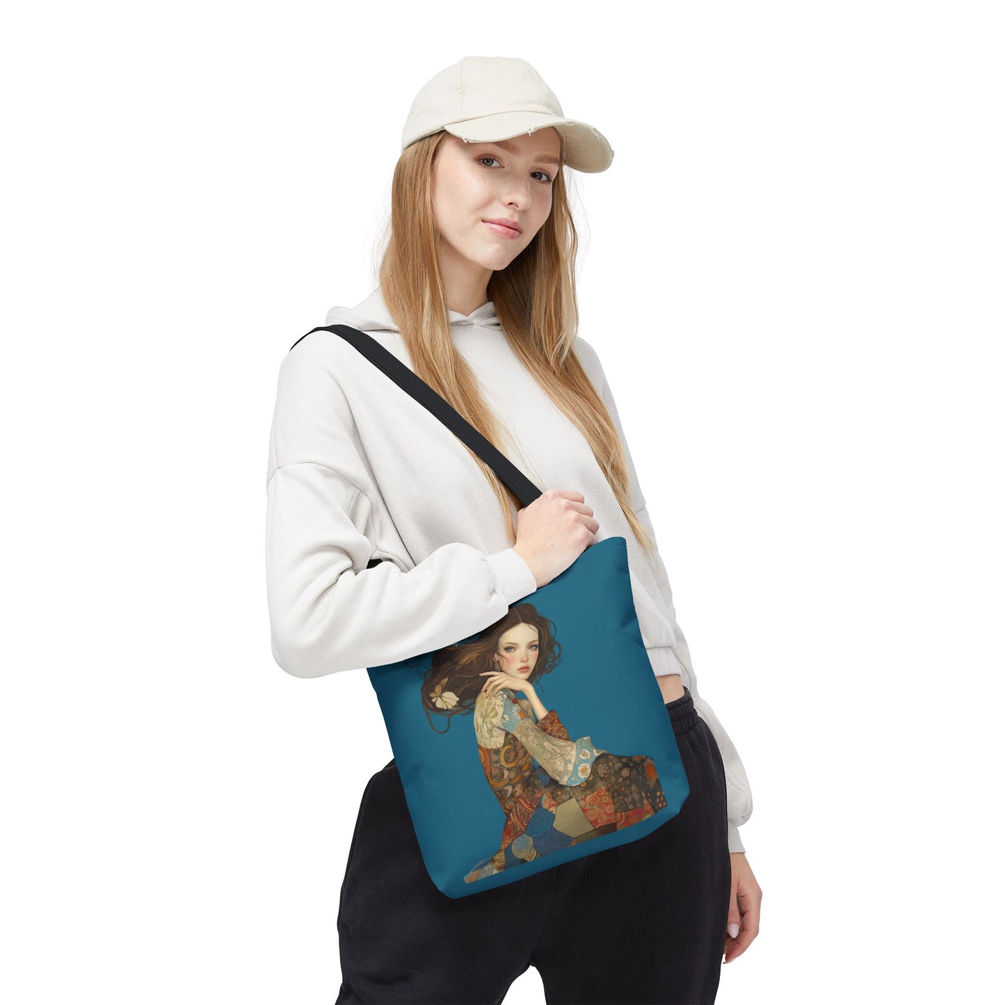 Just Jaclyn Tote (Teal Blue)