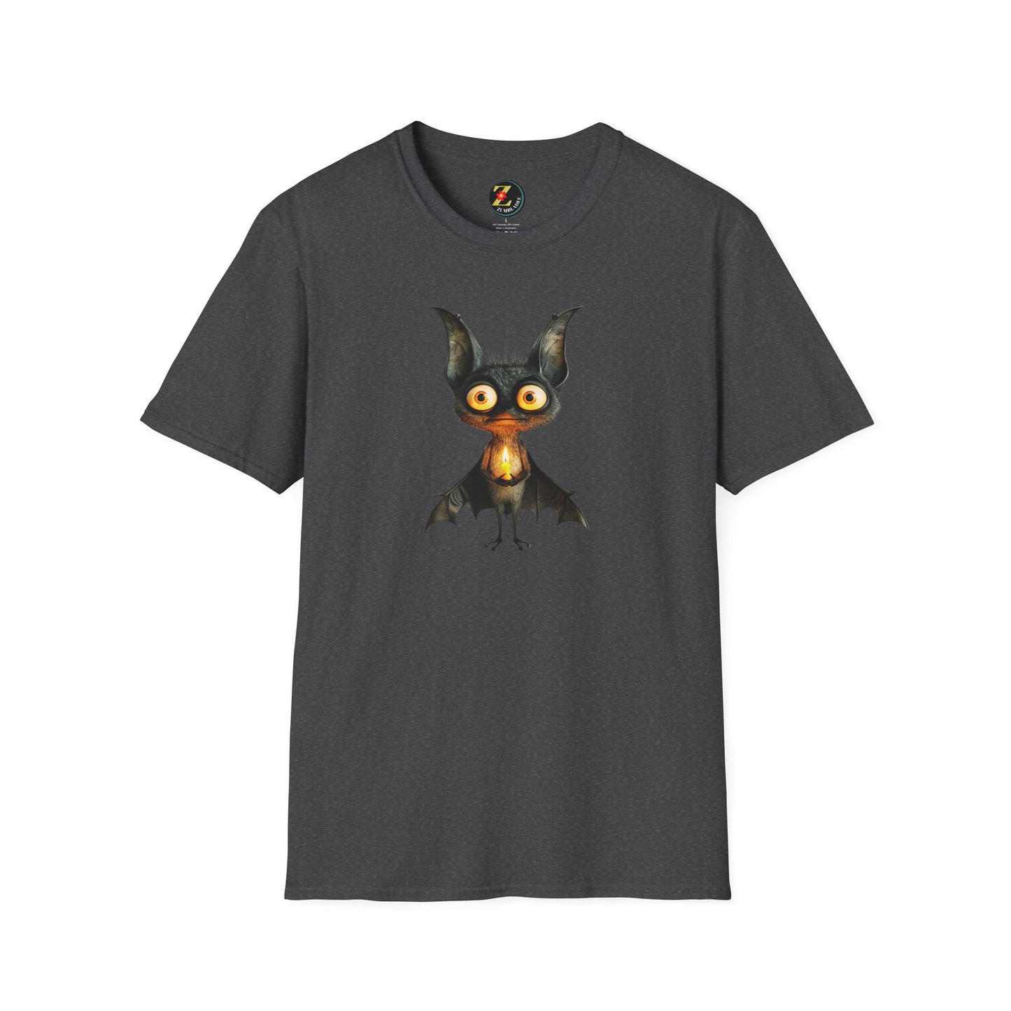 Bright-Light Halloween Bat Tshirt