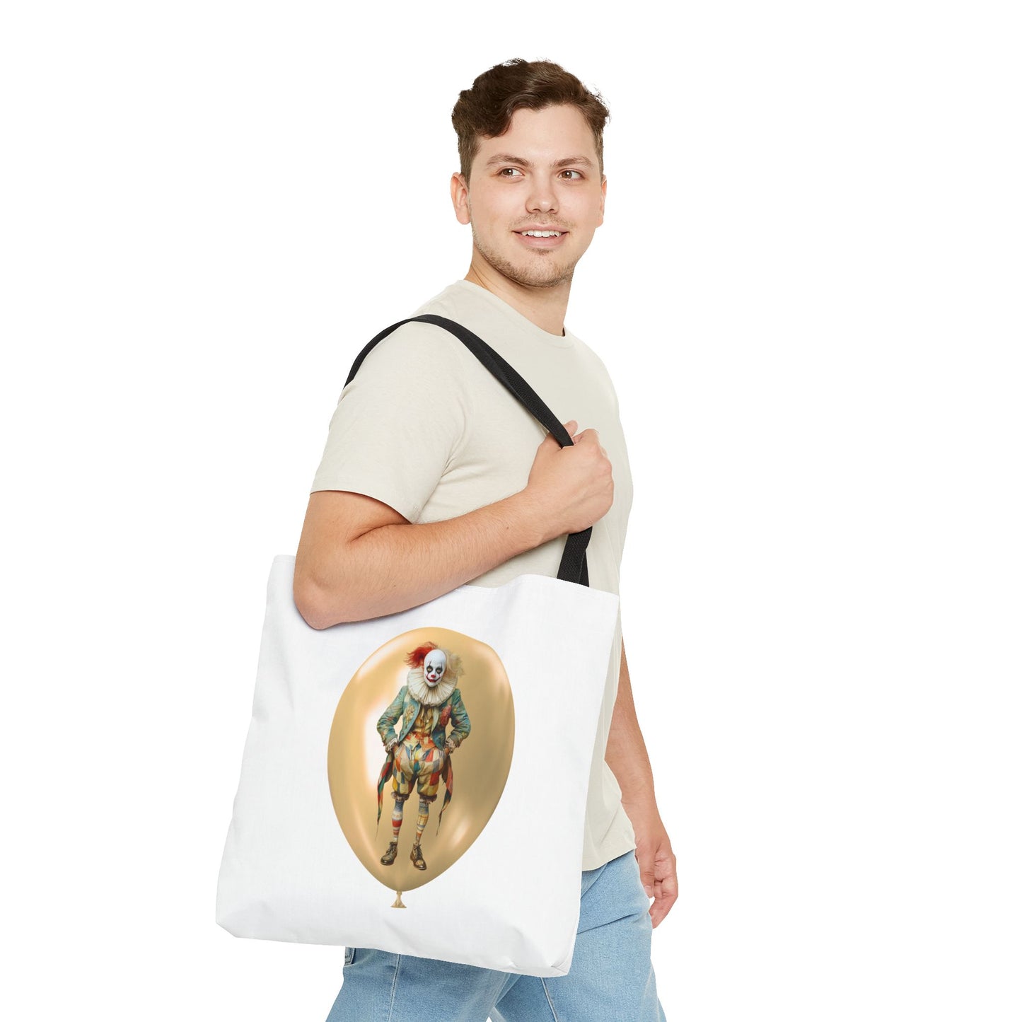 Perky Pockets the Clown Tote Bag