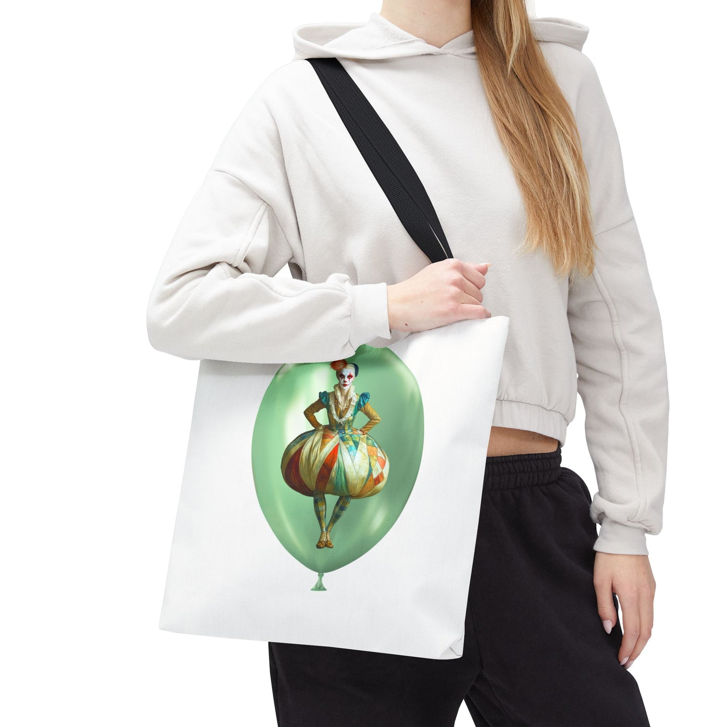 Fleur Giselle the Clown Halloween Tote Bag