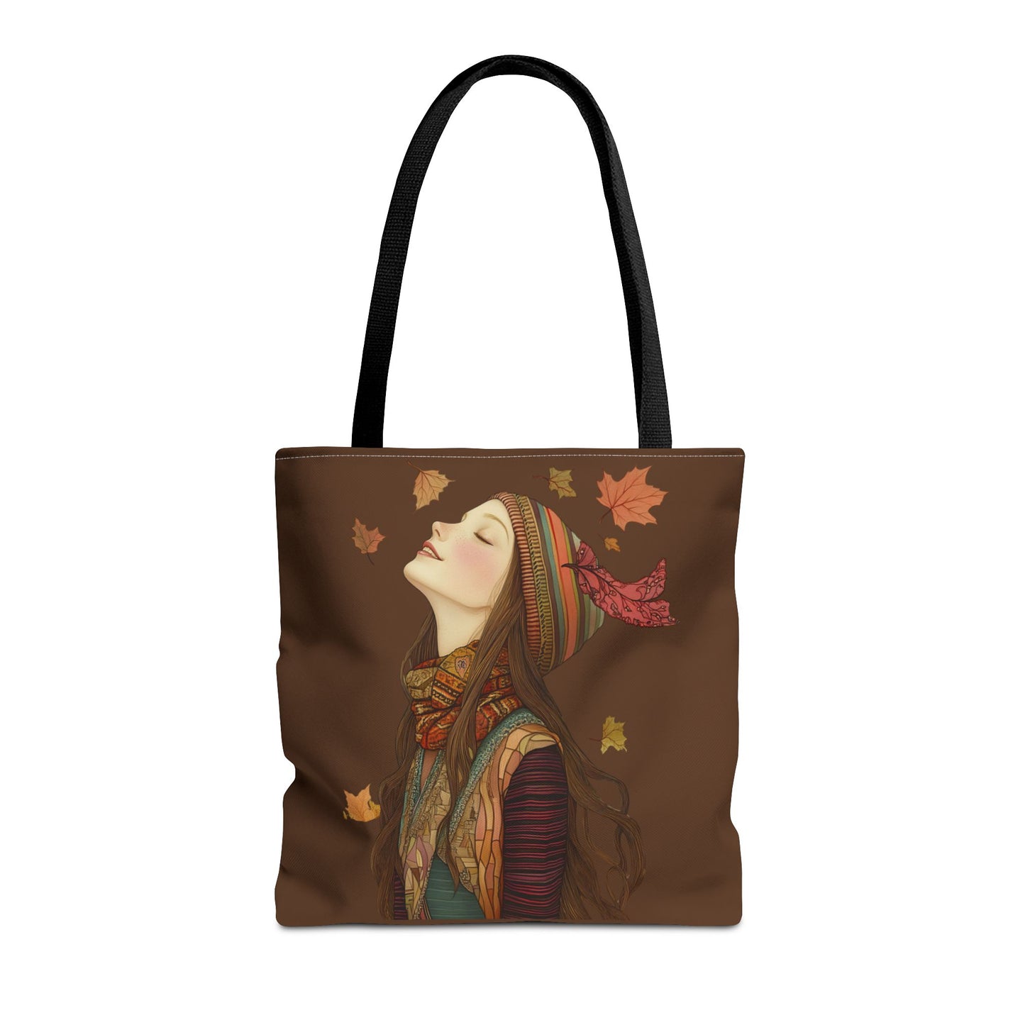 Olivia In The Leaves Tote (Dark Brown)