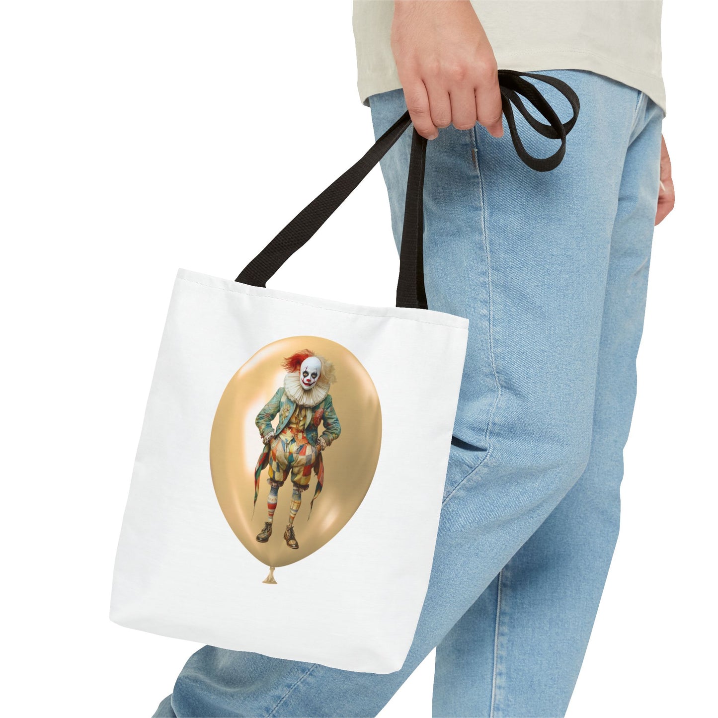 Perky Pockets the Clown Tote Bag