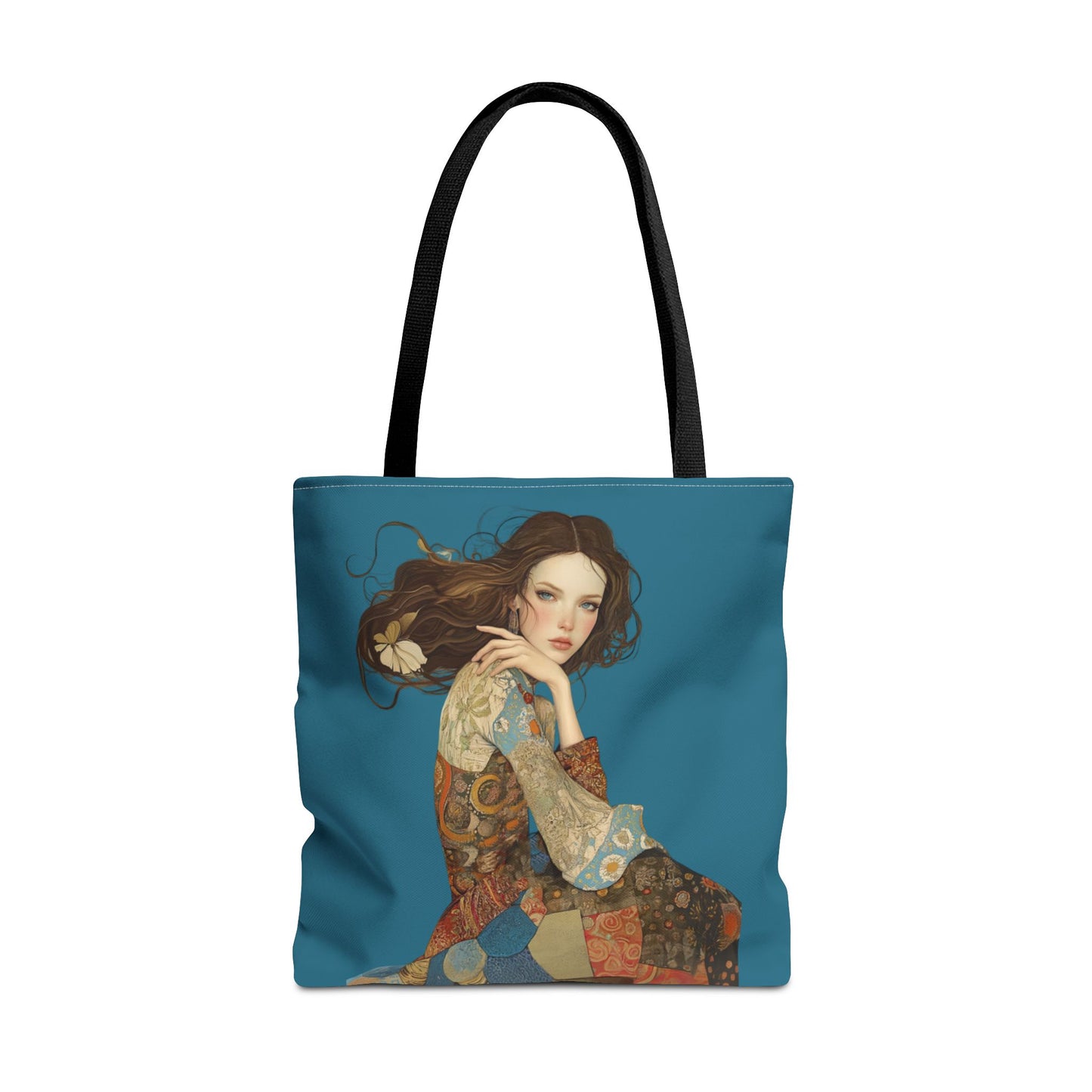 Just Jaclyn Tote (Teal Blue)