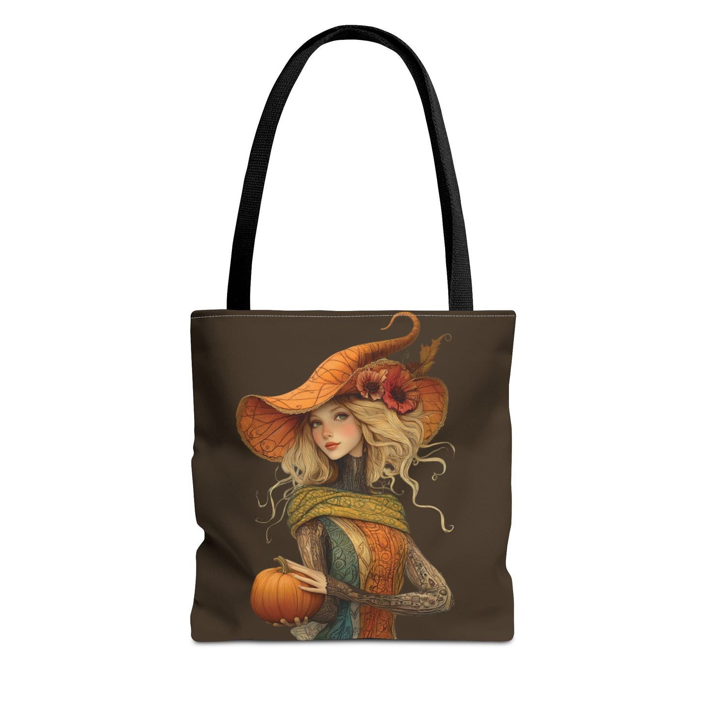 Ava in Autumn Tote (Dark Brown)