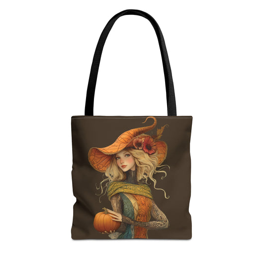 Ava in Autumn Tote (Dark Brown)