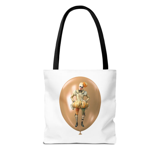 Trixie Tiddly Tuft the Clown Halloween Tote Bag
