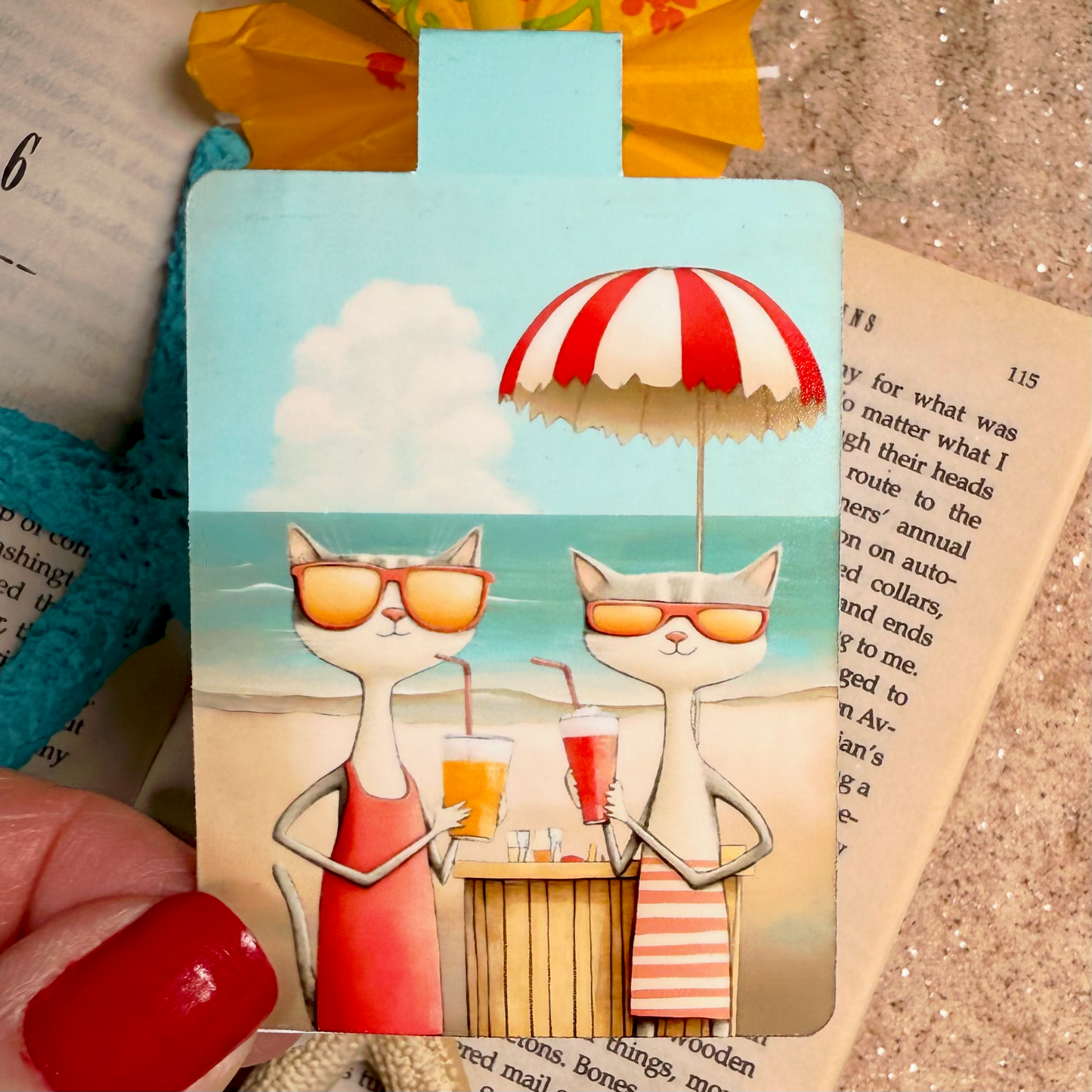 CALYPSO & CASPER Magnetic Bookmark