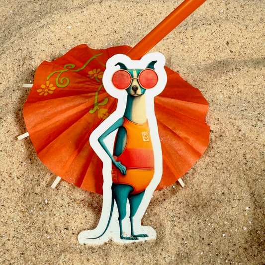 SUNNY 3" Glossy Vinyl Sticker